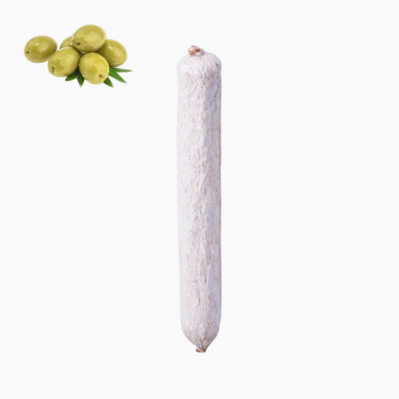 Saucisson sec halal aux olives